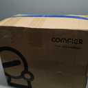 COMFIER 2 in 1 FSA Foot Massager Machine,HSA Shiatsu Foot and Calf Massager with Heat,Kneading,Vibration,Compression Massagers for Feet Health,Plantar Fasclitis,Gift for Mom Dad(Brown)
