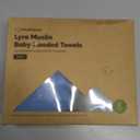 KeaBabies Muslin Hooded Baby Towels for Newborn Girls, Boys - 2-Pack, 30x30 Organic Cotton Baby Bath Towels Hooded, Soft Absorbent, Toddlers, Kids, Infant, Newborn Bath Essentials (Steel, Petite)