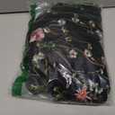 Women Keyhole Floral Embroidery Dress Sheer Mesh Illusion Vintage Cocktail Swing Dress Wedding Party Prom Tulle Evening Dress (Medium)