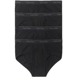 Calvin Klein Men's Cotton Classics Multipack Briefs (Medium, Black (4 Pack))