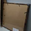 Wood 24x24 Picture Frame with 20x20 Mat Deep Brown, Display 20x20 with Mat or 24x24 without Mat, Wood 24 by 24 Photo Frame, 24 x 24 Frame for Wall Hanging Display, Deep Brown, 3 Pack