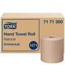Tork Hand Towel Roll, Natural, Universal, H71, Large, 100% Recycled, 1-Ply, White, 6 Rolls x 800 ft, 7171300