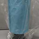 Touch Control Bedside Lamp with 2 USB Ports, 3-Way Dimmable Table lamp for Bedroom, Nightstand Lamp with Round Blue Fabric Shade for Living Room Home Office (E26 LED Bulb Included)