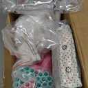 Princess Castle Tent with Rug for Girls Fairy Play Tents for Kids Hexagon Playhouse with Fairy Star Lights Toys for Children or Toddlers Indoor Games (Pink Princess Tent with Rug)