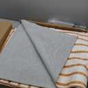 ROYHOME Washable Rug 8x10 Area Rugs for Living Room, Abstract Rug for Bedroom, Soft Rainbow Non Slip Throw Rugs with Rubber, Low Pile Stain Resistant Boho Geometric Carpet for Dining Room, Orange