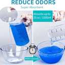 Bedpan Set with 30 Absorbent Pads Gel and 30 Disposable Liners, Bed Pan for Elderly Females Women, Bedpan with Liners for Men Male