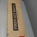 Fun Memories Fireplace Mantel - Handcrafted Hollow Rustic Solid Wood Fireplace Shelves, Wall Mounted Floating Shelf with Invisible Heavy Duty Wood Bracket, 48" x 8" x 5", Natural (Honey Maple Finish)