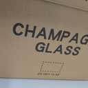 SHYRC Glass Champagne Flutes Set of 16, 6oz Classic Champagne Glasses, Sparkling Wine Glass, Champagne Flutes with Long Stem for Party, Wedding and Home - Clear