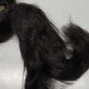 Jupade Kinkystraight Human Hair Wig13x6 Lace Front Yaki Straight Human Hair Wig 22 Inch 200% Density 100% Real Raw Materail Wigs Take Color Well True to length Natural Black Color