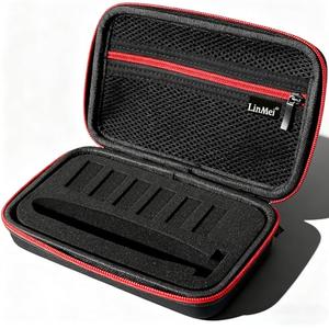 LinMei Hard Case for One Blade Trimmer QP2724/90, QP2834/70, QP2630/72, Waterproof Shaver Organizer Shockproof Travel Storage Box for Charger & Accessories, Black Red