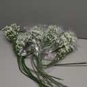 Yastouay Babys Breath Artificial Flowers, 30 Pcs White Baby Breath Flowers Artificial Bulk, Real Touch Fake Babys Breath Gypsophila for Wedding Party Bouquet Floral Arrangement Home Decor