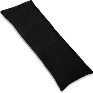 1 MIDDLE ONE Body Pillow, Memory Foam Body Pillows for Adults Sleeping, Long Pillow for Bed, Big Large Firm Full Body Pillow for Side Sleeper, 20x54 Inch, Black