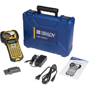 Brady M210 Portable Label Printer Kit (M210-KIT), Yellow/Black