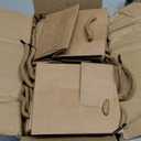 Zhehao 50 Pack Mini Gift Bags Bulk 4x2.75x4.5 Tiny Extra Small Paper Thank You Gift Bags with Handles and Tags for Birthday Party Favors Boutique Small Business Easter(Kraft Color)