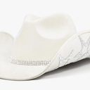 Keilin Rhinestone Cowgirl Hat Disco Cowboy Hat Felt Western Nashville Bachelorette Party Hat for Teens and Adults