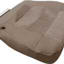 Driver Bottom Cloth Seat Cover, Replacement Med Parchment Tan Front Driver Bottom Side Seat Cover Compatible with Ford F150 XLT 2000-2003