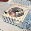 CD Player, Portable Bluetooth CD Player, for Home & Outdoor Builtin HiFi Speakers and 4000mAh, Rechargeable Battery Display Boombox USB TypeC