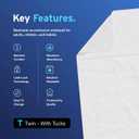AYDMED Premium Bamboo Washable Incontinence Bed Pad with Tucks | for Twin Beds | Maximum Absorbency Washable Underpad | Waterproof Reusable Mattress Protector Underpad for Adults, Children & Babies