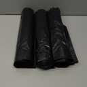 Plasticplace 95-96 Gallon Heavy Duty Black Trash Bags - Contractor Grade, Extra Large Garbage Bags for Construction & Outdoor Trash Cans, 1.2 Mil Thick, 61” x 68”