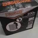 Garden Hose Metal 100FT, Stainless Steel Heavy Duty Water Hose With 10 Function Nozzle, No-Kink, Tough & Flexible, Sturdy and Lightweight, Rust Proof for Yard, Outdoor, RV