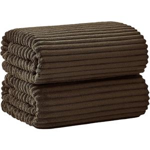 Oversized Bath Sheets 40x80 Inches Extra Large Bath Towels for Adults Super Soft Quick Dry Highly Absobent Microfiber Shower Towels for Bathroom, Pool, Gym, Yoga Towel (Brown, 2Piece)