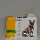 Arm & Hammer for Pets Disposable Female Dog Diapers with Odor Control and Wetness Indicator, Leak Resistant Dog Diapers for Incontinence and Heat Cycles, Size Medium 16.521 in Waist, 12 Count