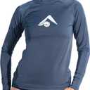 Kanu Surf Womens Keri Long-Sleeve UPF 50+ Rashguard (Blue, XL)