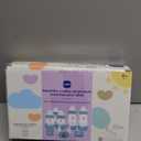 MAM Newborn Essentials Matte Feeding Set, Easy Start Anti-Colic Bottles 5oz, Self-Sterilizing, for 0-3 Months Pacifiers, Skinsoft Silicone Nipples, 10 Pieces for Boy (Pale Mint)