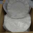 120PCS Ivory White Plastic Plates, Heavy Duty Disposable Party Plate with Gold Rim, Fancy 60 Dinner & 60 Dessert Plates for Parties and Wedding