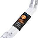 BlueStars 5304486359 5304506469 Refrigerator Door Handle Set - Compatible with Frigidaire Freezers - Replace Parts 5304504507, 242059501, 242059504 - Pack of 2 (White)