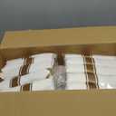 Liacere 350PCS Pink Plates Disposable-PinK Plates 50guest Baroque Plastic Dinnerware include 100Plates, 50Pack Pre Rolled Napkins with Silverware 50Cups Perfect for Valentine's DayGalentines Day