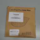 Silicone Coffee Mat,15.8"x 7.8"in Bar Mat for Countertop,Heat-Resistant,Non-Slip,Leak-Proof,Fit for Coffee Maker/Espresso Machine-Translucent