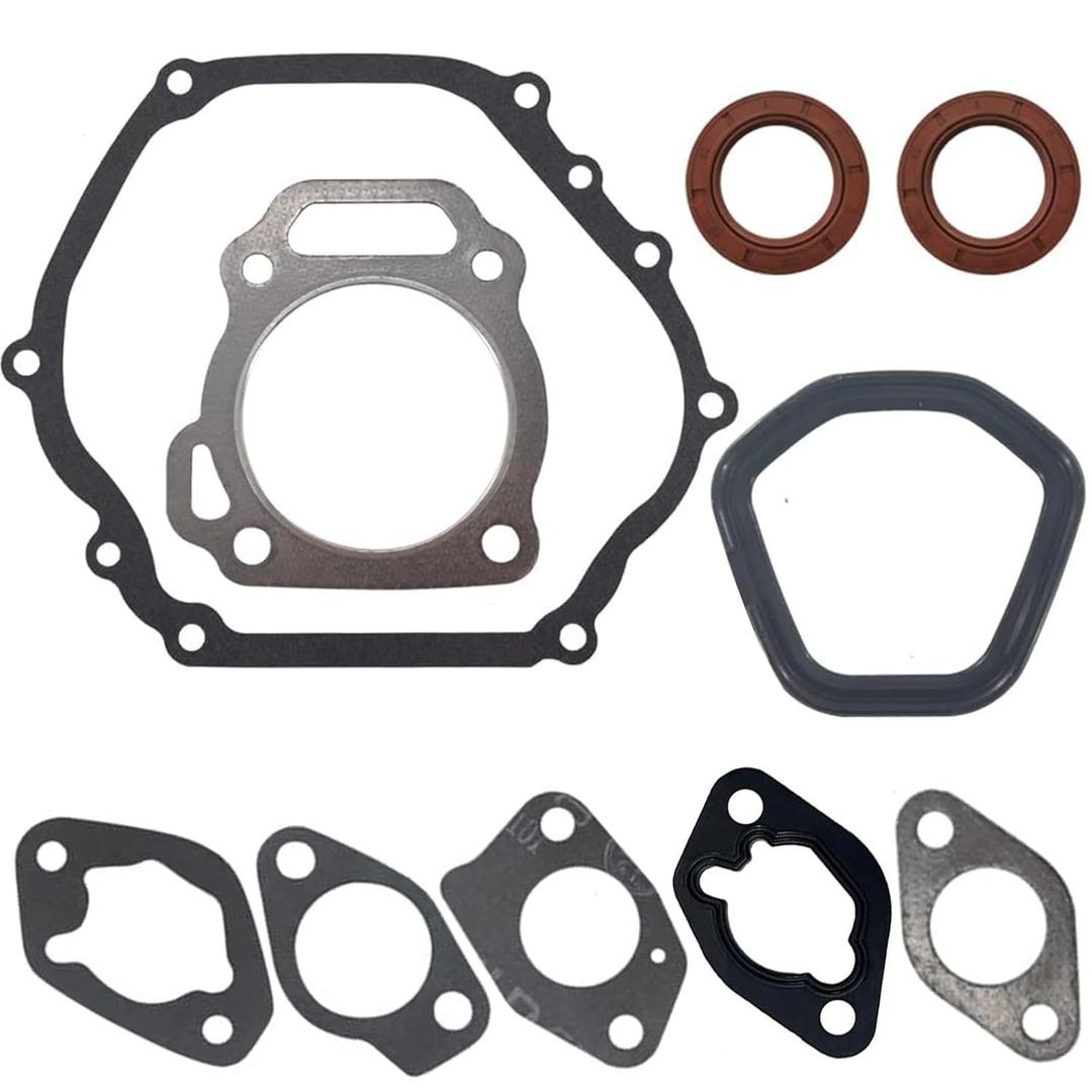 WOTIAN Gasket Kit Compatible with Honda and Clones GX390 GX420 GX440 188F 190F(188series) Engine & Generator Carburetor Air Filter Cylinder Head Muffler Crankcase Gaskets Oil Seals