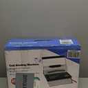 MAKEASY Spiral Coil Binding Machine with 46 Fully Disengaging Pins - Electric Coil Inserter - Adjustable Side Margin, Comes with Free 1 Box Coil Spines & Plier, 20 Sheet Punch Capacity