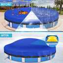 3 x Capoda 3 Pcs Pool Pillows for Above Ground Pools 4 x 4 ft Winter Pillow Ultra Thick & Cold-Resistant 0.2 mm PVC Air Pillow for Winterizing Rope Included(Yellow,Square)