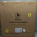 PJYuCien Dog Playpen Plus Storage Bag, 31.3" H 8 Panels Puppy Pen with Square Bottom & Top Cover, Heavy Duty Dog Fence for Camping