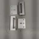 Home Security Door Lock, 2 Pack Childproof Door Reinforcement Lock with 3 Inch Stop Withstand 800 lbs for Top Front Inward Swinging Door, Upgrade Flip High Night Lock to Defend Your Home Kids (Silver)