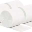We Moment White Crepe Paper Streamers 1.8 Inch Widening 6 Rolls, 82 Feet per Roll for White Birthday Wedding Festival Celebration Party Decorations