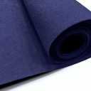 EOVEA | Acrylic Felt Fabric by The Yard - Non-Stiff, Soft Material - 72" Wide - 1.6mm Thick Felt Sheets for DIY Crafts, Sewing, Upholstery, Cushion, Padding(Navy Blue, 1 Yard)