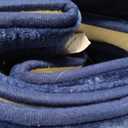 Buganda Memory Foam Bathroom Rug Mat 47x20, Extra Soft and Absorbent Bath Mats, Non-Slip and Machine Washable Bath Rugs for Bathroom Floor,Tub and Shower, Navy