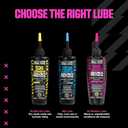 Muc-Off Chain Wet Lube 120ml | Biodegradable Bicycle Chain Lubricant Wet | Reduces Friction & Extends Chain Life | Wax-Based Formula Repels Water | Suitable for MTB & Road Bikes