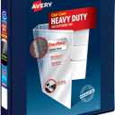 Avery Heavy-Duty View 3 Ring Binder, 1" One Touch EZD Rings, 1 Navy Blue Binder (79809)