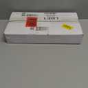 10-Pack Carrara White Marble Pencil Liner Tile, 3/4" x 12" Honed Natural Stone Bullnose Tile Edge Trim Molding for Kitchen Backsplash, Bathroom and Shower Wall