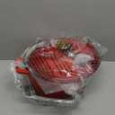 Mueller 6 Qt Enameled Cast Iron Dutch Oven, Heavy-Duty Casserole Dish and Braiser Pan with Lid and Stainless Knob, Safe for All Cooktops (Red)