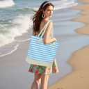 Fokongna Tote Bag For Women, Beach Bag Best Friend Travel Birthday Gifts, Travel Parties Vacation Shopping Essentials