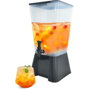 Hakka 5 Gallon Beverage Dispenser, Commercial Drink Dispenser for Parties 19L Juice Dispenser with Spigot Catering Supplies for Buffets, Restaurants