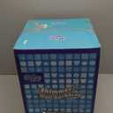 Qcity Black Shimmer Wall Backdrop 48PCS, Black Back Not See-Through Design, Square Sequin Glitter Backdrop Panel, Perfect for Outdoor Events, Birthdays, Wedding and Party Decoration