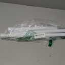 White Tension Curtain Rod for Windows 28 to 48 inch, Adjustable Expandable Pressure Spring Curtain Rod No Drilling, 7/8" Curtain Rod for Bedroom Doorway Closet Door