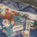 DULEFUN 8pcs Christmas Tote Bags, Xmas Gift Bags Non-Woven Reusable Treat Bags Shopping Wrapping Bags for Christmas Holiday Party Favors Supplies