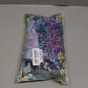 SHEKINI Womens V Neck One Piece Swimsuit Net Yarn Modest Tummy Control Skirtini Swimdress Bathing Suits (3X-Large, Purple-printing)